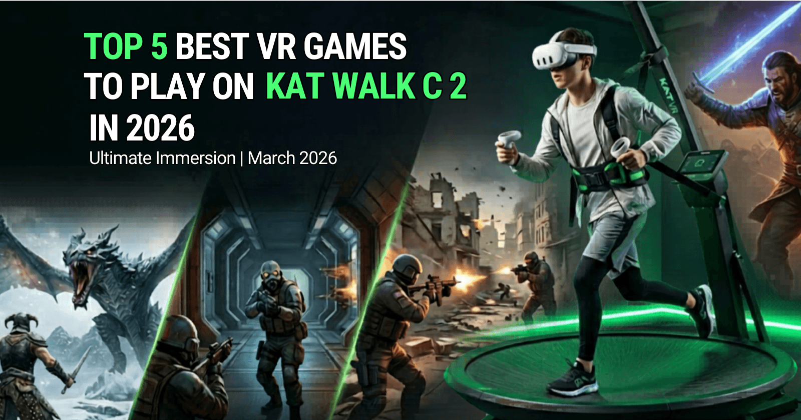 Top 5 Best VR Games to Play on KAT Walk C 2 in 2026
